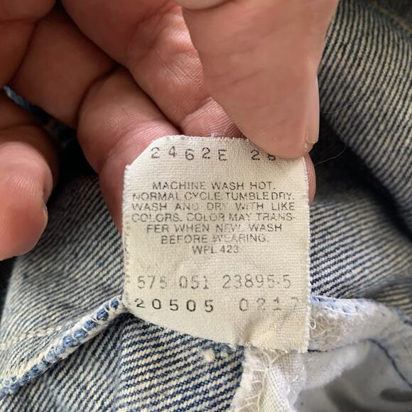 Vintage Levi’s 505 Orange Tab Mens Jeans Regular Fit Size 40x30 (Actual 38x28) - Picture 15 of 16